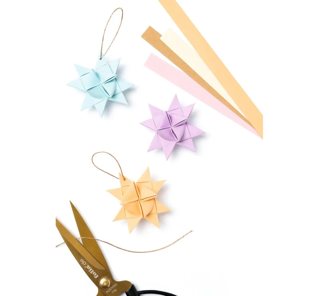 folia Origami & Papier Falten|Papierstreifen>Mini-Fröbelsterne