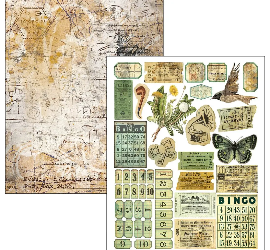 Ciao Bella Scrapbooking|Papier-Bastelsets>Mixed Media Book