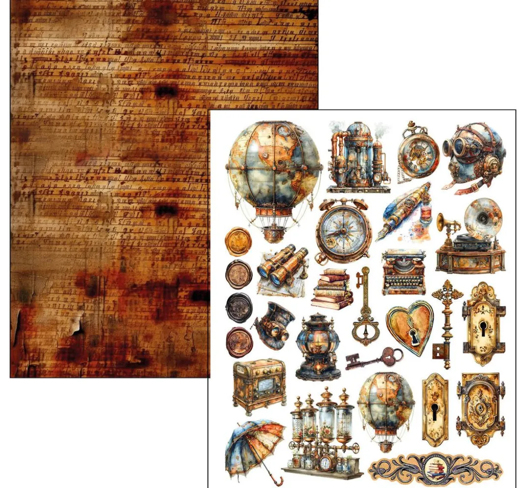Ciao Bella Scrapbooking|Papier-Bastelsets>Mixed Media Book