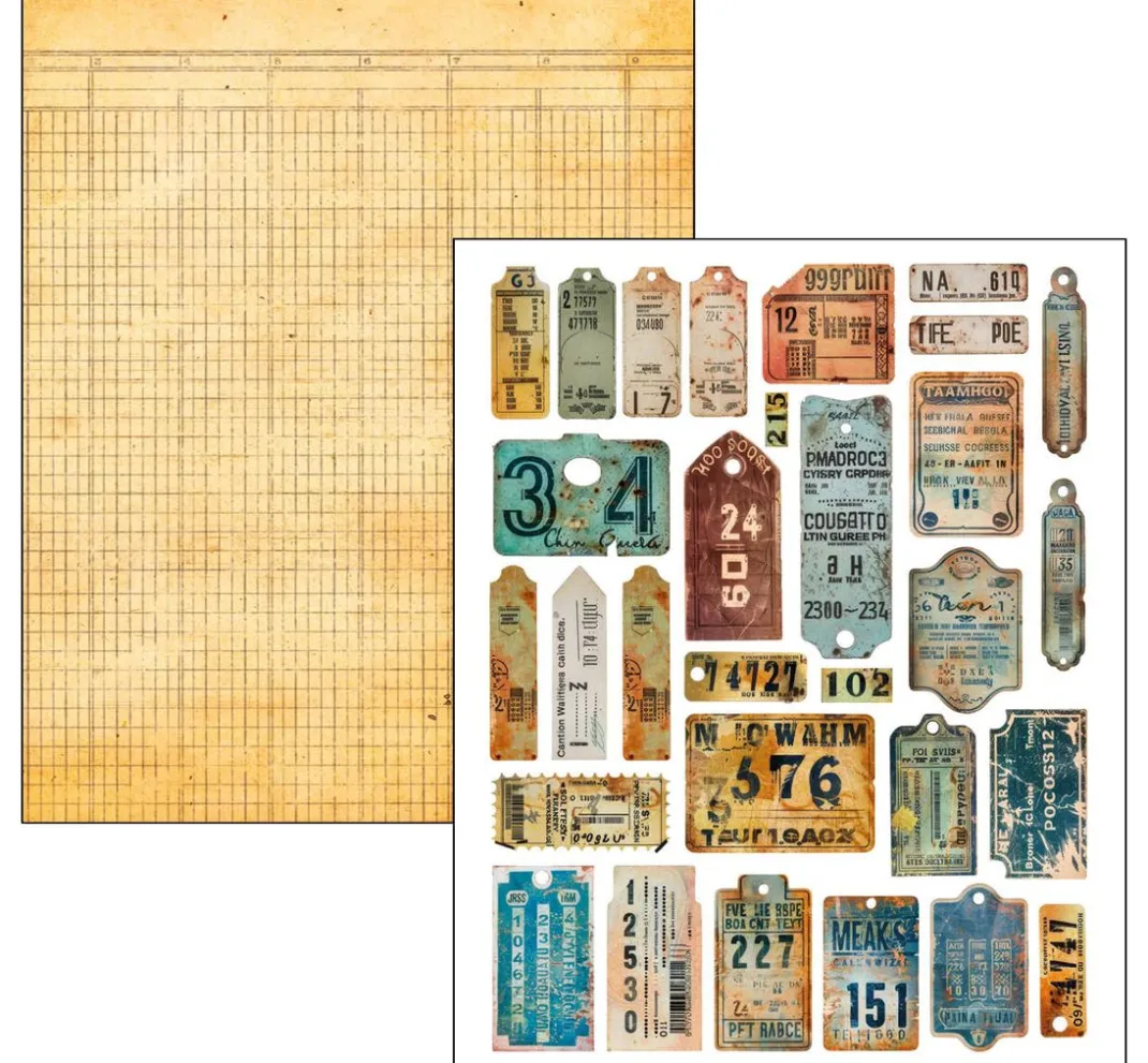 Ciao Bella Scrapbooking|Papier-Bastelsets>Mixed Media Book