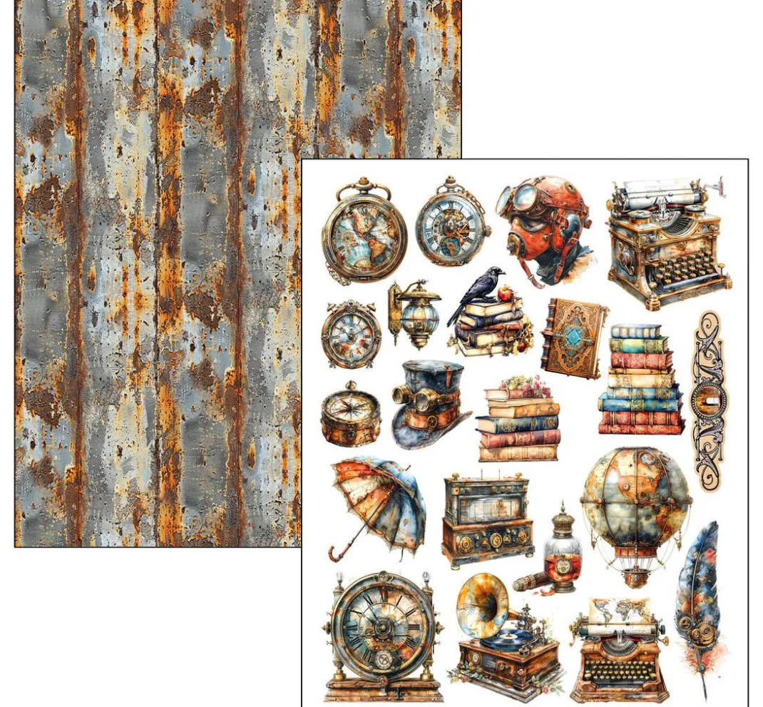 Ciao Bella Scrapbooking|Papier-Bastelsets>Mixed Media Book