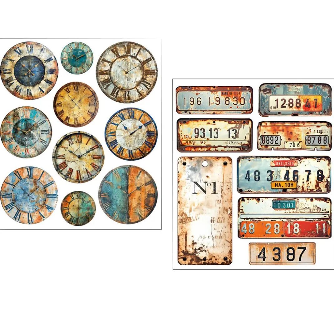 Ciao Bella Farb- & Motivblöcke|Scrapbooking>Mixed Media Sticker Set