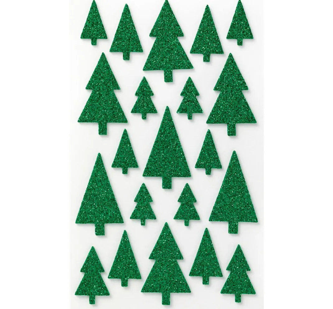 folia Sticker & Klebebänder|Scrapbooking>Moosgummi Glitter-Sticker