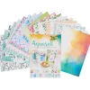 folia Farb- & Motivblöcke|Scrapbooking>Motivblock "Aquarell"