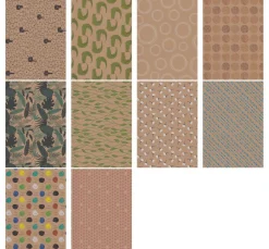 folia Kraftpapier & -Karton|Malpapier>Motivblock "Happy"