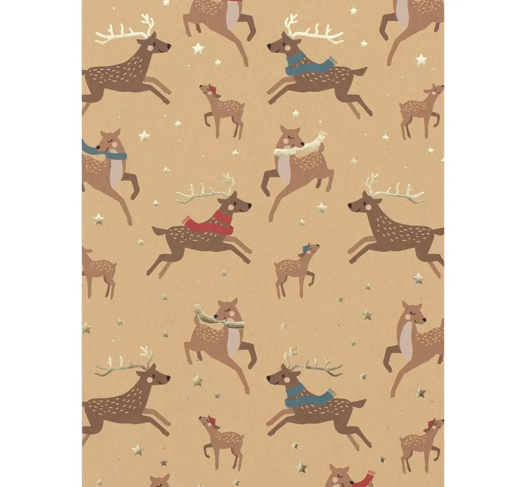 folia Kraftpapier & -Karton|Farb- & Motivblöcke>Motivblock "Kraftpapier Xmas"