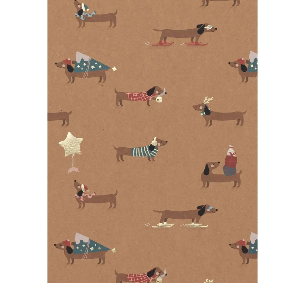 folia Kraftpapier & -Karton|Farb- & Motivblöcke>Motivblock "Kraftpapier Xmas"