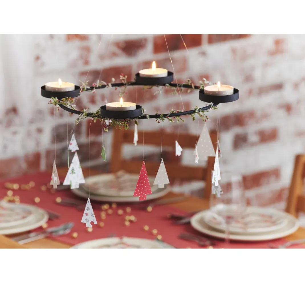URSUS Tonpapier & Fotokarton>Motiv-Fotokarton "Weihnachtsbäume"
