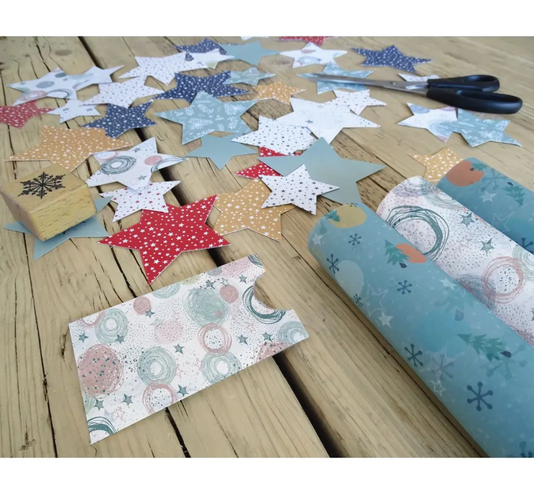 Kinder MarpaJansen Transparentpapier|Papier>Motivkarton "Stars & Dots"