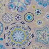 VBS Marktplatz Stoff Meterware|Dekostoff>Motiv-Stoff Leinenoptik "Aquarius"