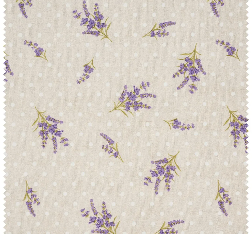 VBS Marktplatz Dekostoff|Stoff Meterware>Motiv-Stoff Leinenoptik "Provence"