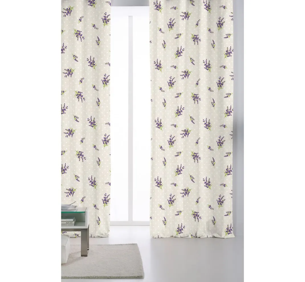 VBS Marktplatz Dekostoff|Stoff Meterware>Motiv-Stoff Leinenoptik "Provence"