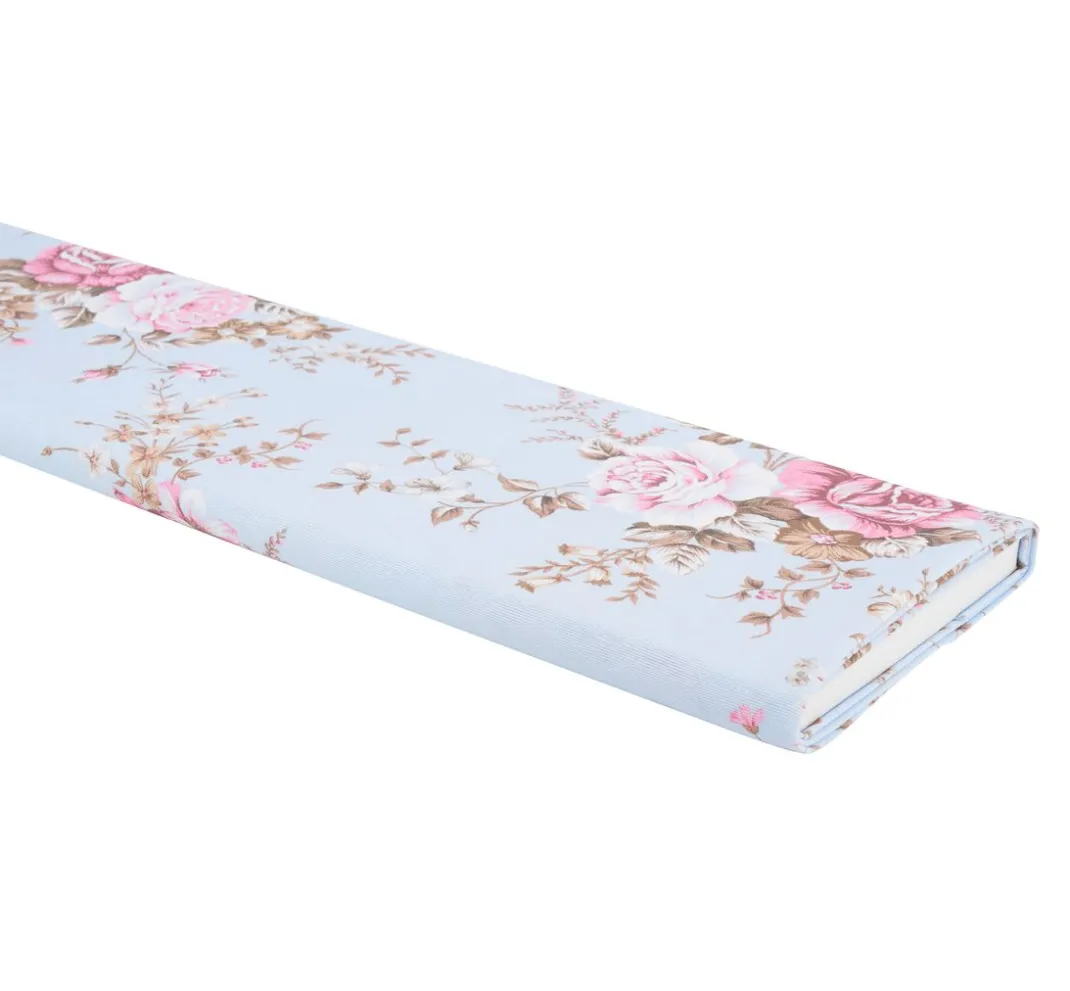 VBS Marktplatz Patchworkstoffe|Stoff Meterware>Motiv-Stoff Leinenoptik "Rakel-Blau"