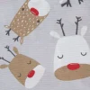 VBS Marktplatz Stoff Meterware|Weihnachtsstoffe>Motiv-Stoff Leinenoptik "Red Nose Rudi"