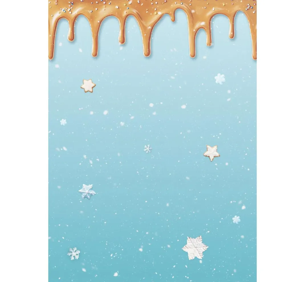 Stamperia Seidenpapier & Strohseide|Decoupage>Motiv-Strohseide Backgrounds "Candy Christmas"