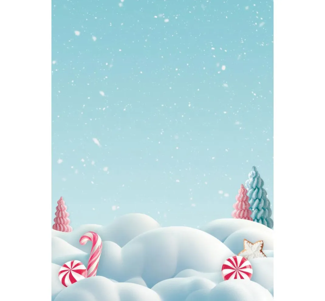 Stamperia Seidenpapier & Strohseide|Decoupage>Motiv-Strohseide Backgrounds "Candy Christmas"