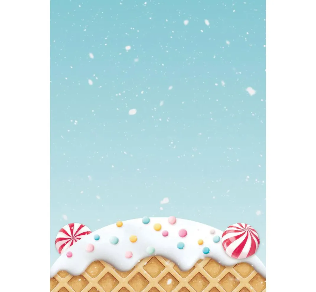Stamperia Seidenpapier & Strohseide|Decoupage>Motiv-Strohseide Backgrounds "Candy Christmas"