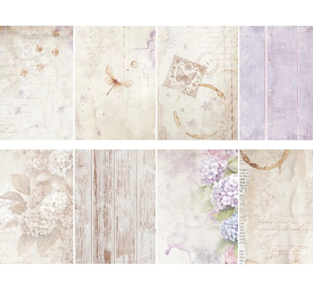 Stamperia Decoupage|Seidenpapier & Strohseide>Motiv-Strohseide Backgrounds "Quiet Days"