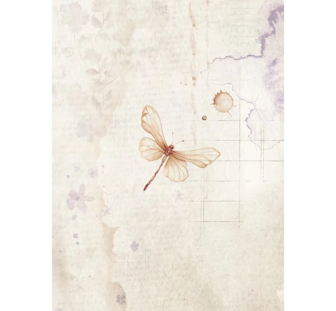 Stamperia Decoupage|Seidenpapier & Strohseide>Motiv-Strohseide Backgrounds "Quiet Days"