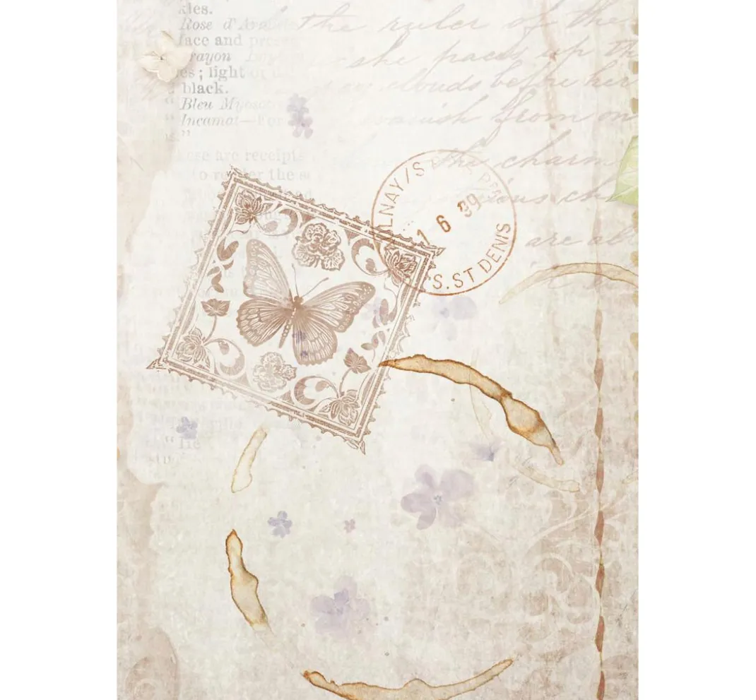 Stamperia Decoupage|Seidenpapier & Strohseide>Motiv-Strohseide Backgrounds "Quiet Days"