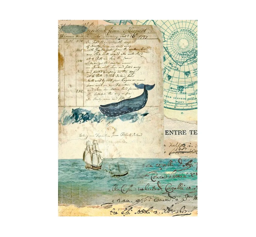 Stamperia Decoupage|Seidenpapier & Strohseide>Motiv-Strohseide Backgrounds "Around the World", 8er-Set