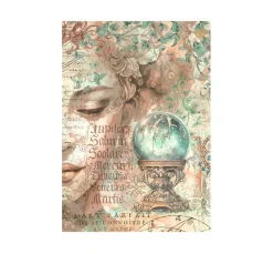 Stamperia Decoupage|Seidenpapier & Strohseide>Motiv-Strohseide Backgrounds "Fortune"