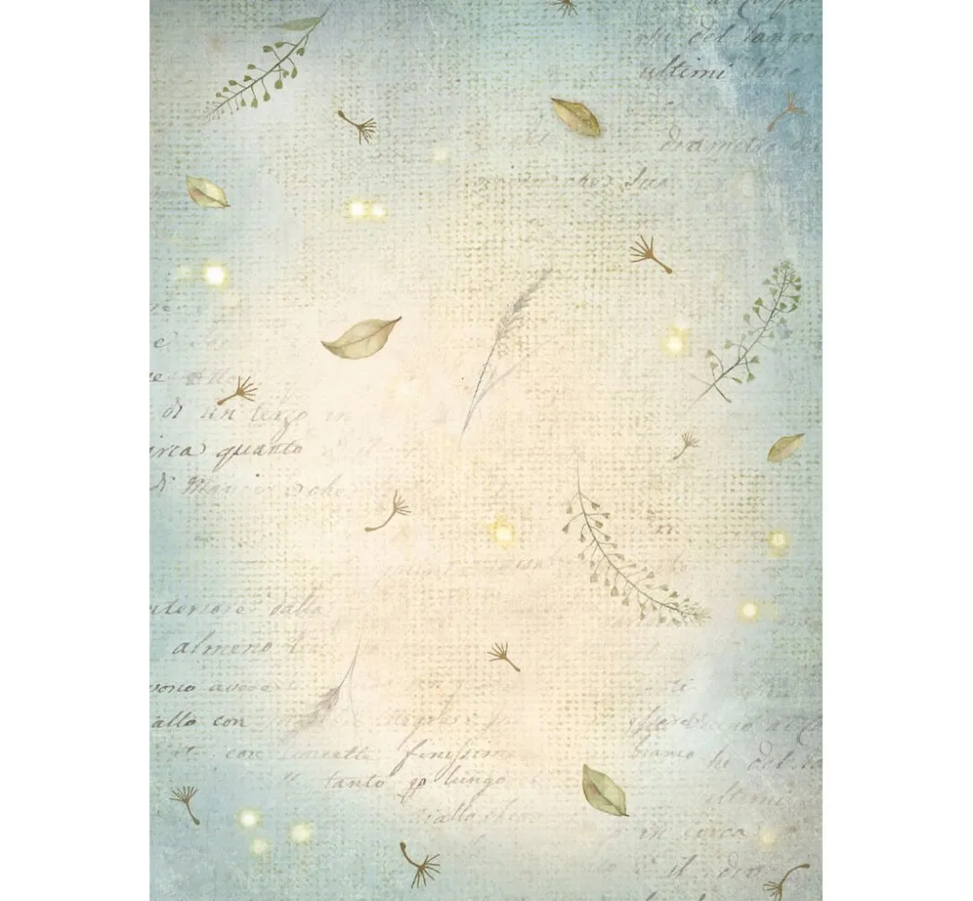 Stamperia Decoupage|Seidenpapier & Strohseide>Motiv-Strohseide Backgrounds "Hidden Grove"