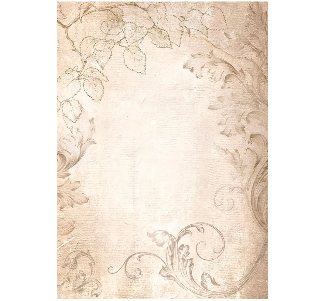 Stamperia Decoupage|Seidenpapier & Strohseide>Motiv-Strohseide Backgrounds "Golden Harmony"