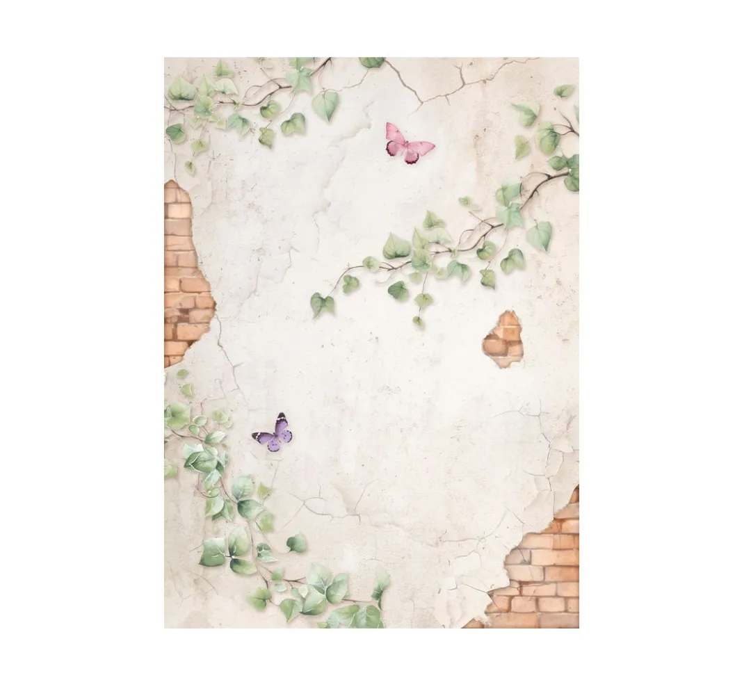 Stamperia Decoupage|Seidenpapier & Strohseide>Motiv-Strohseide Backgrounds "Lavender"