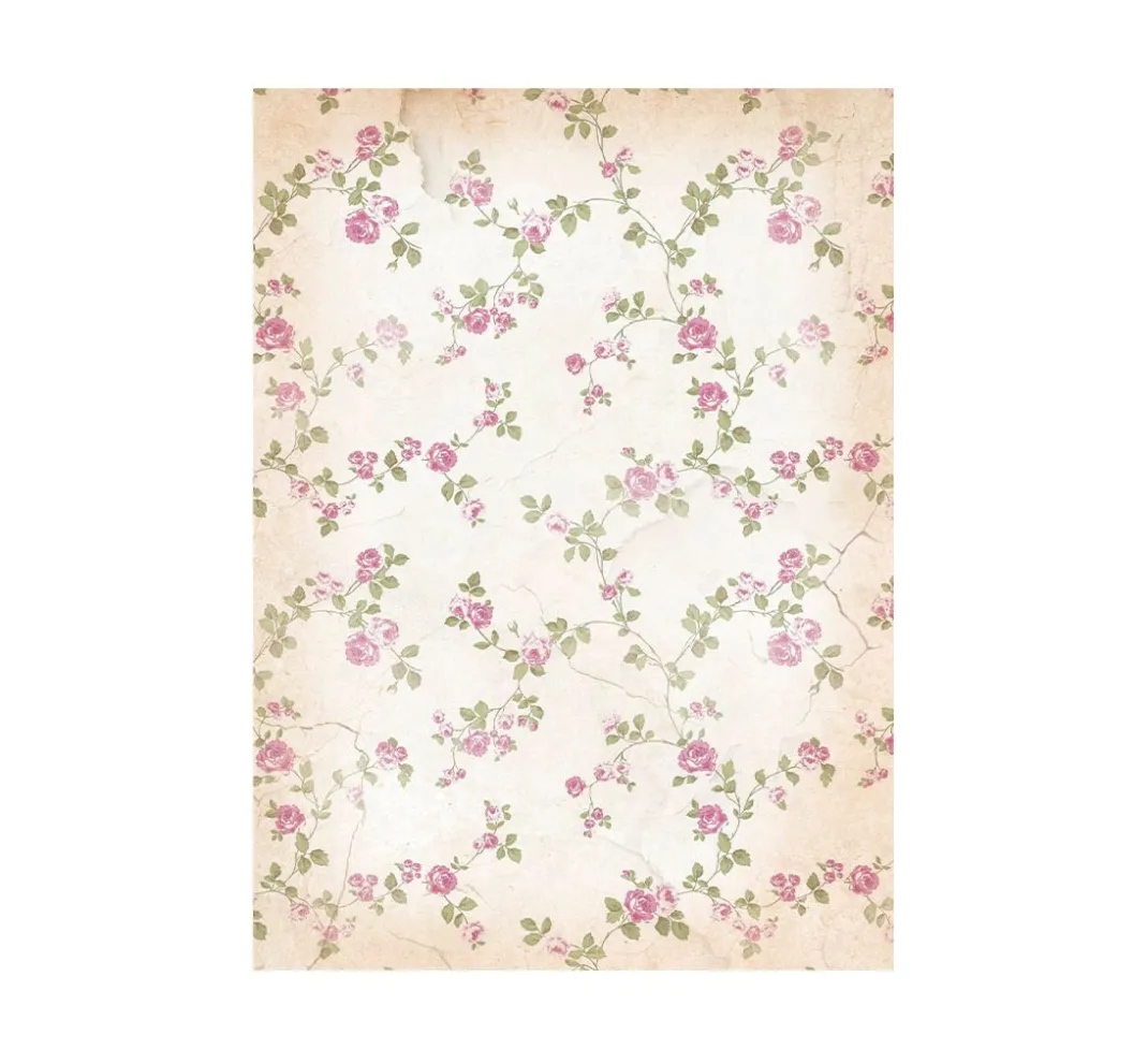 Stamperia Decoupage|Seidenpapier & Strohseide>Motiv-Strohseide Backgrounds "Lavender"
