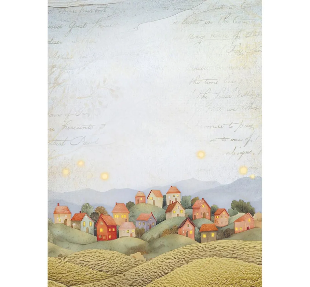Stamperia Decoupage|Seidenpapier & Strohseide>Motiv-Strohseide Backgrounds "Whispering Woods"