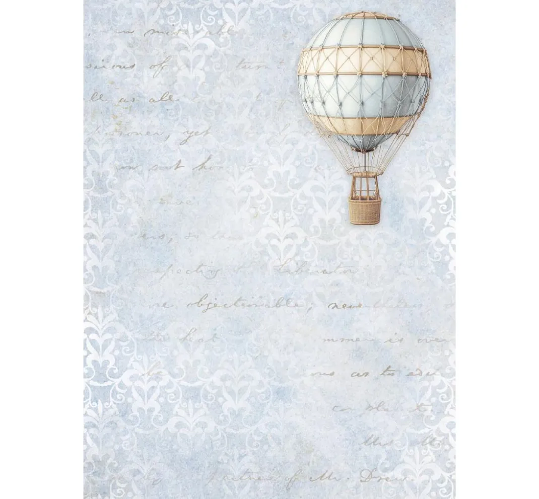 Stamperia Decoupage|Seidenpapier & Strohseide>Motiv-Strohseide Backgrounds "Timeless", DIN A6, 8er Set