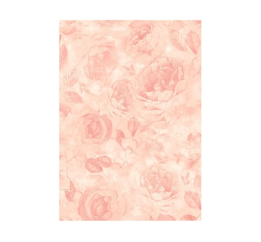 Stamperia Decoupage|Seidenpapier & Strohseide>Motiv-Strohseide Backgrounds "Shabby Rose"