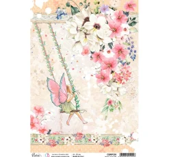 Ciao Bella Decoupage|Seidenpapier & Strohseide>Motiv-Strohseide "Beauty in Bloom"