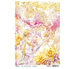 Ciao Bella Decoupage|Seidenpapier & Strohseide>Motiv-Strohseide "Ethereal - Sparkling Fairy"