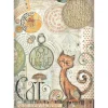 Stamperia Seidenpapier & Strohseide|Decoupage>Motiv-Strohseide "Furry Friends - You are Unique"