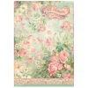 Stamperia Decoupage|Seidenpapier & Strohseide>Motiv-Strohseide "Gartenduft"