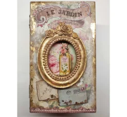 Stamperia Decoupage|Seidenpapier & Strohseide>Motiv-Strohseide "Gartenduft"