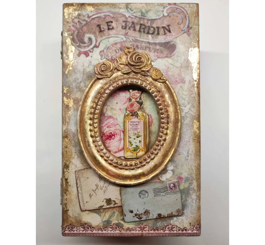 Stamperia Decoupage|Seidenpapier & Strohseide>Motiv-Strohseide "Gartenduft"