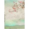Stamperia Decoupage|Seidenpapier & Strohseide>Motiv-Strohseide "House of Roses - Branch"