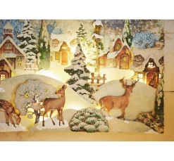 renkalik Seidenpapier & Strohseide|Decoupage>Motiv-Strohseide "Snowtime"