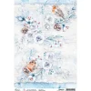 Ciao Bella Seidenpapier & Strohseide|Decoupage>Motiv-Strohseide "Vögel im Winter"