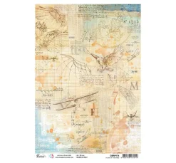 Ciao Bella Decoupage|Seidenpapier & Strohseide>Motiv-Strohseide "Vogelfrei"