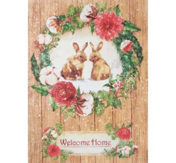 Stamperia Decoupage|Seidenpapier & Strohseide>Motiv-Strohseide "Welcome Home"