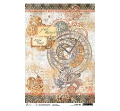 Ciao Bella Decoupage|Seidenpapier & Strohseide>Motiv-Strohseide "Wizard Academy -Good Things take Time"