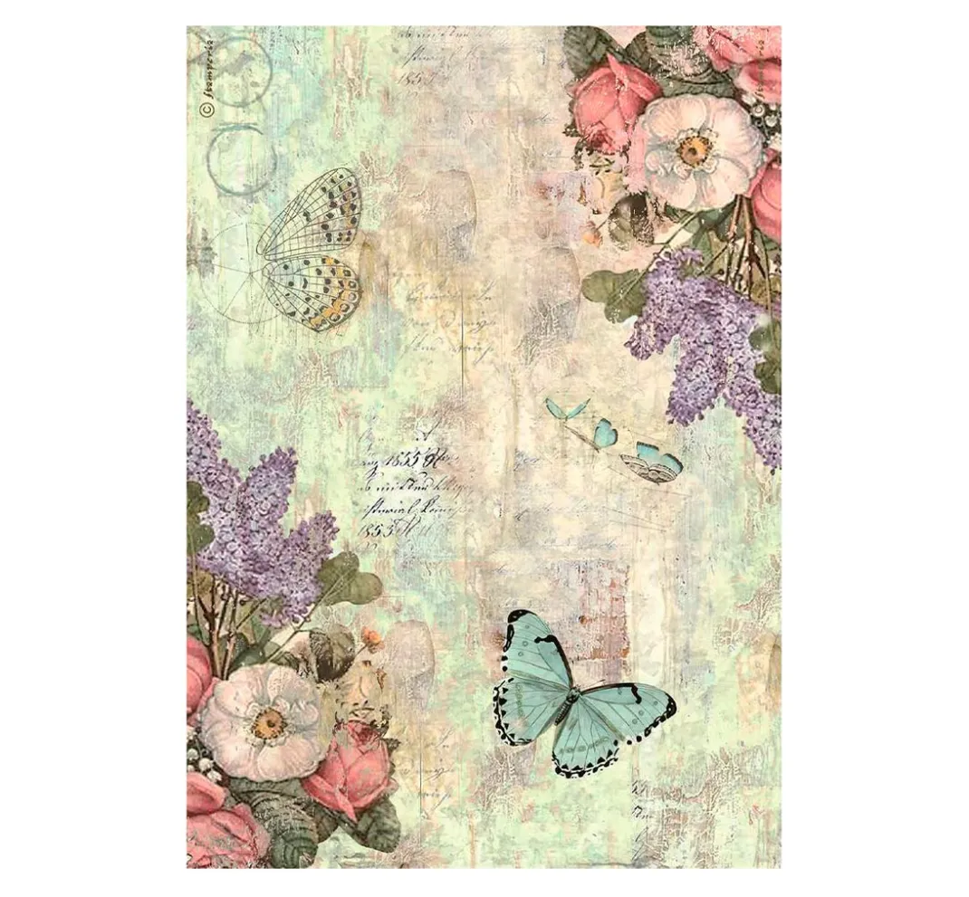 Stamperia Decoupage|Seidenpapier & Strohseide>Motiv-Strohseide "Wonderland"