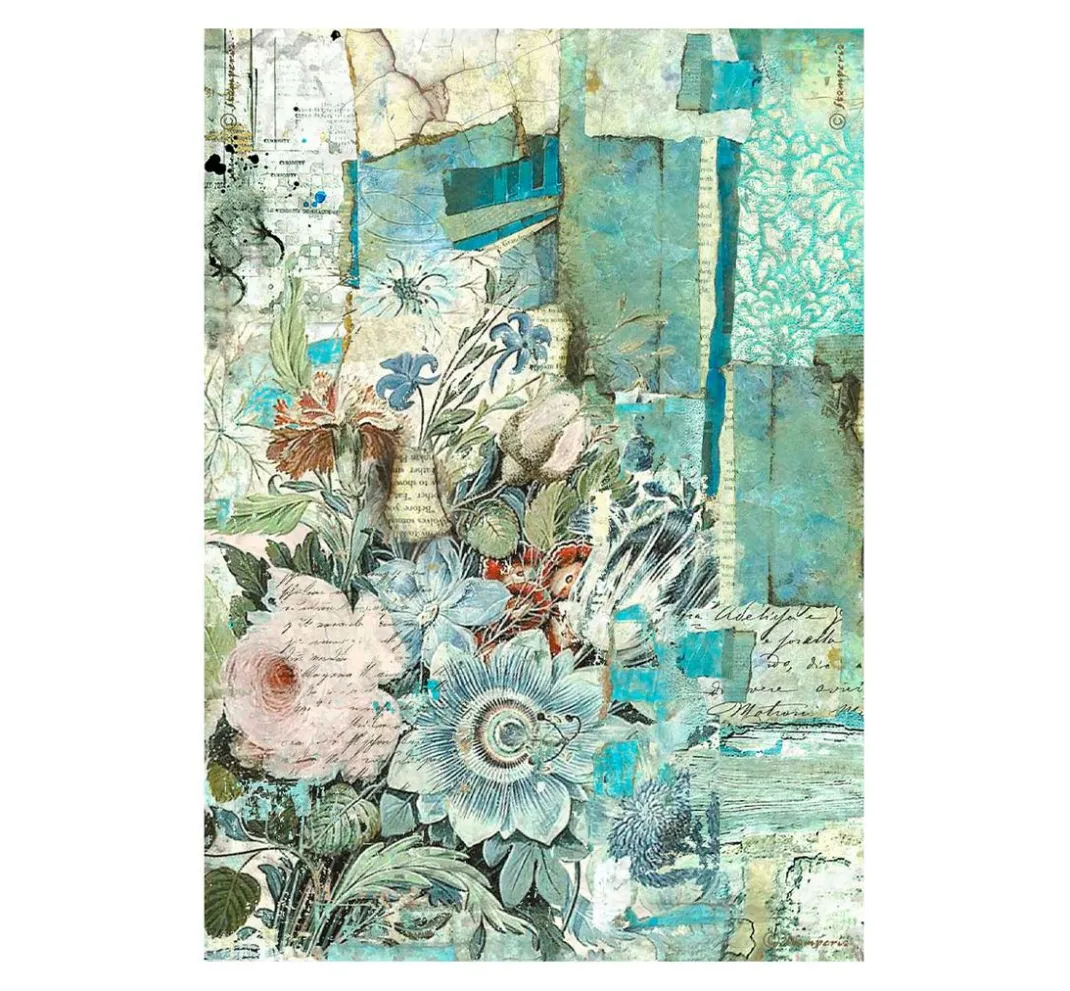 Stamperia Decoupage|Seidenpapier & Strohseide>Motiv-Strohseide "Wonderland"