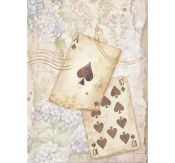 Stamperia Decoupage|Seidenpapier & Strohseide>Motiv-Strohseiden Sortiment "Quiet Days"