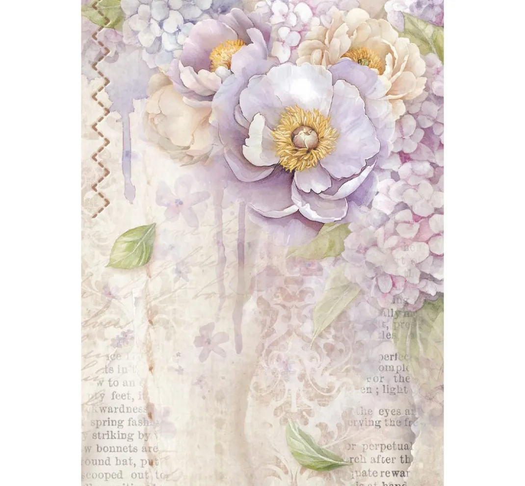 Stamperia Decoupage|Seidenpapier & Strohseide>Motiv-Strohseiden Sortiment "Quiet Days"