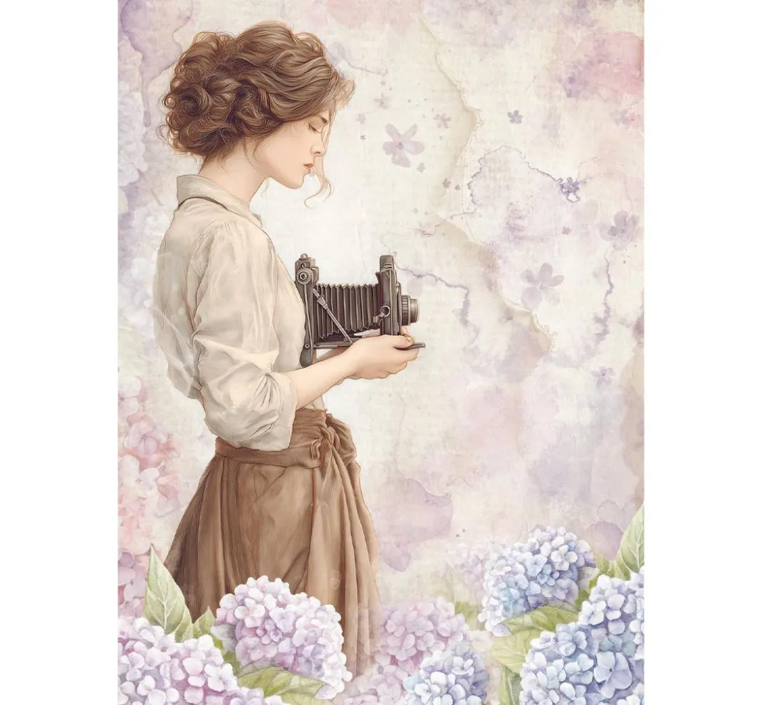 Stamperia Decoupage|Seidenpapier & Strohseide>Motiv-Strohseiden Sortiment "Quiet Days"